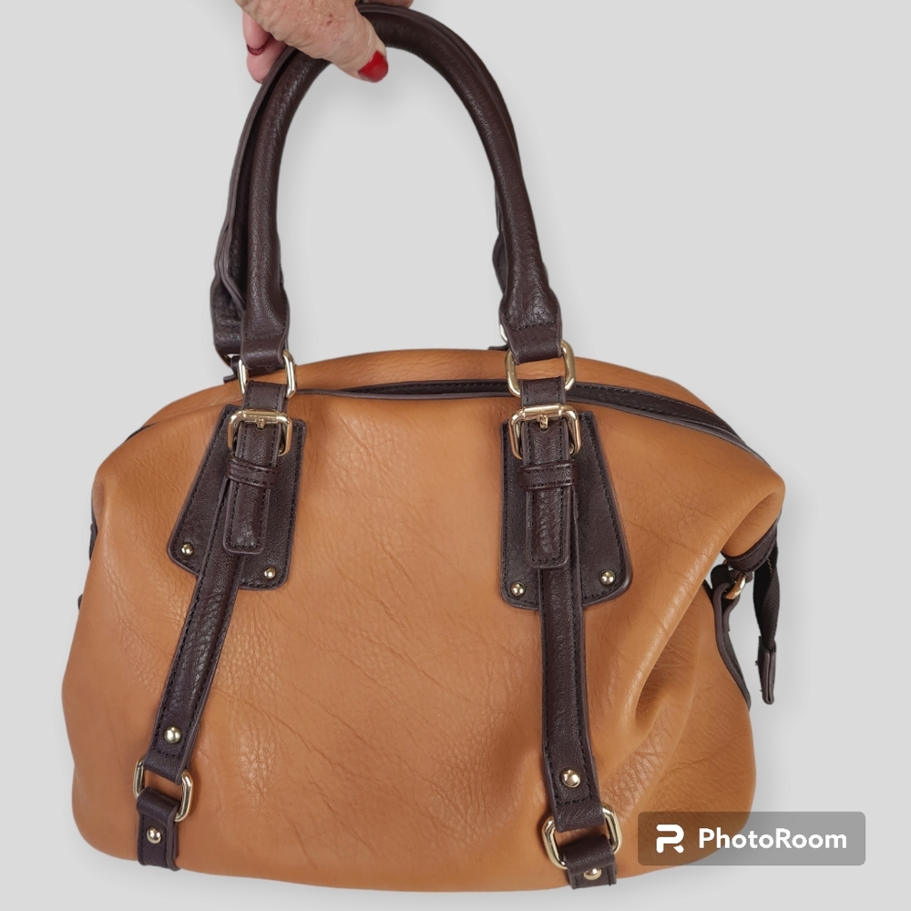 Charming Charlie Brown/Tan Handbag